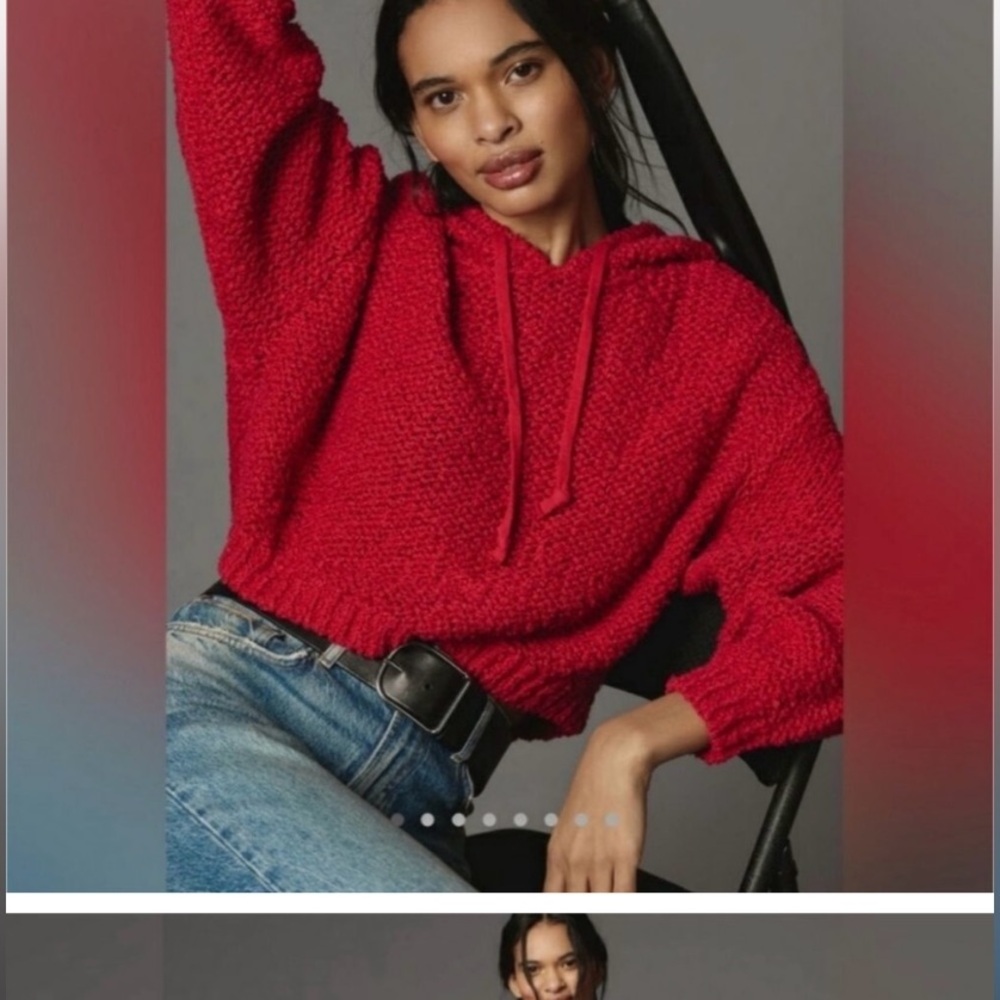 CHRISTMAS SALE $19
until Dec25 Pilcro Anthropologie Sailcloth Hooded Knit Sweat